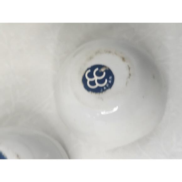 Vintage Painted Ceramic Eggs 2” Tall CCCC Colonial Candle Company 4 PC Set - Picture 7 of 10